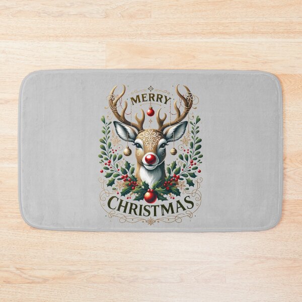 Item preview, Enchanted Christmas Reindeer Portrait designed and sold by Hibiskusmond.