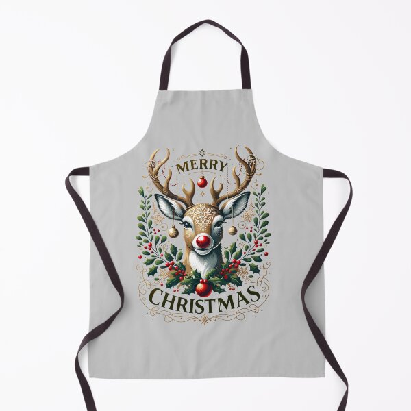Item preview, Enchanted Christmas Reindeer Portrait designed and sold by Hibiskusmond.
