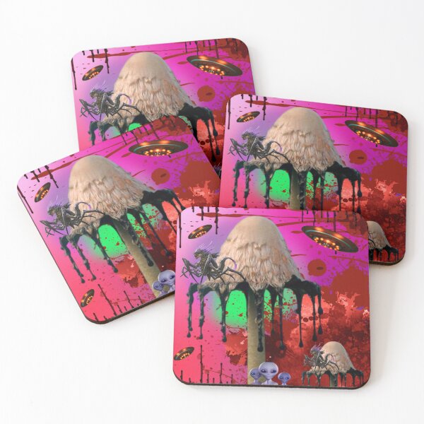 Item preview, Mushroom Planet Aliens Attack designed and sold by Minxylynx4.