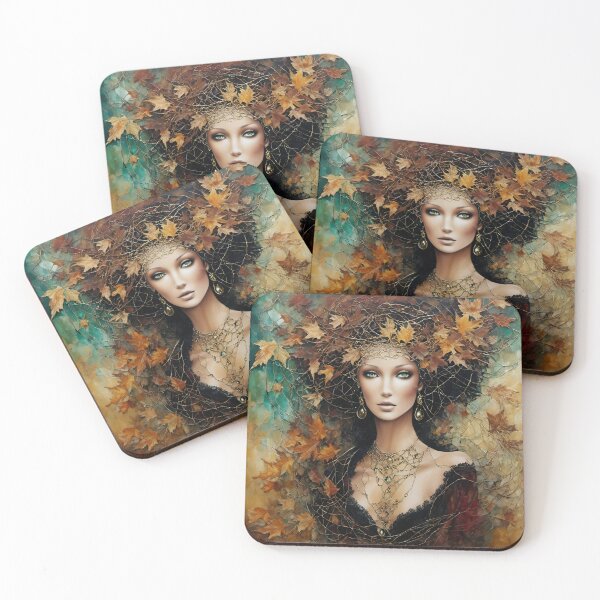 Item preview, Mysterious Lady, Autumn designed and sold by Art by Lilia.