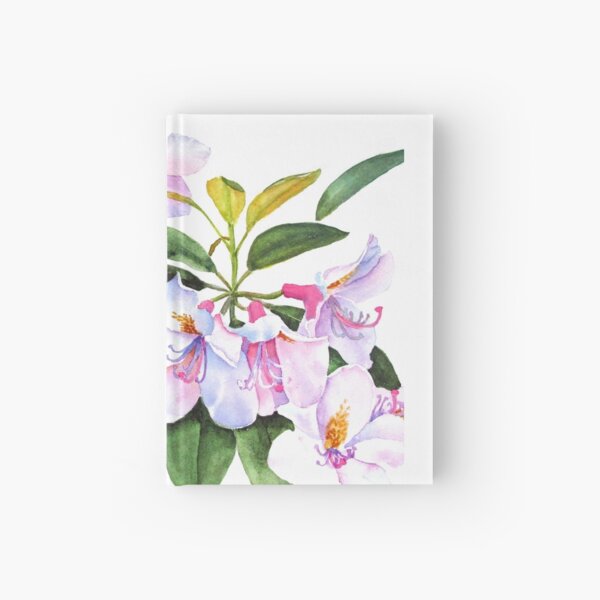 Spring Rhody Watercolor Hardcover Journal