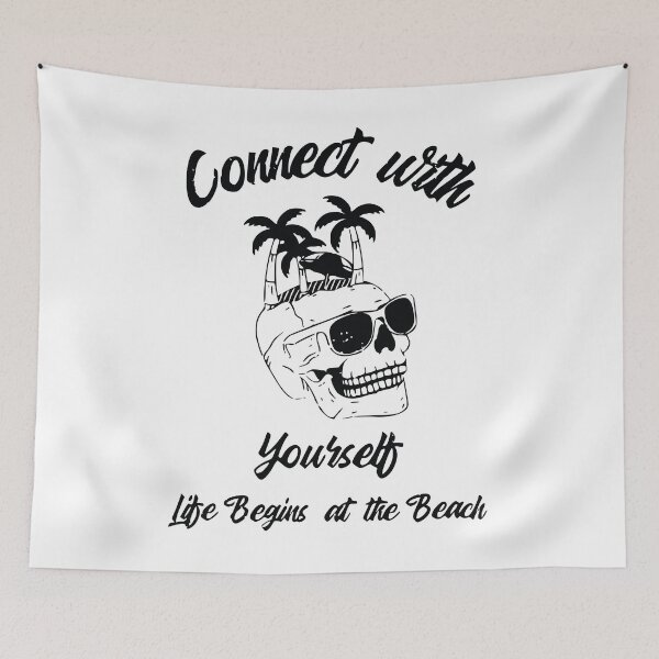 Item preview, CONNECT WITH YOURSELF: LIFE BEGINS AT THE BEACH designed and sold by BenO63.