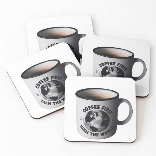 Item preview, Coffee First Then The World designed and sold by bkbh.