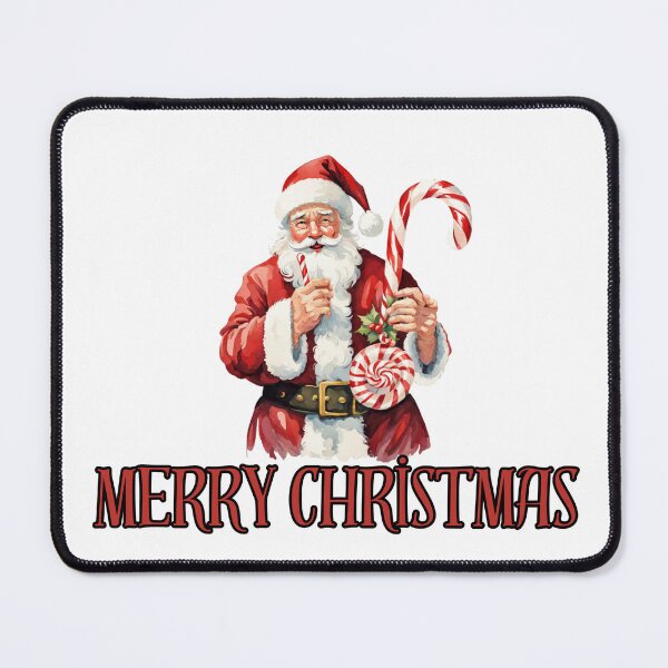 Item preview, santa merry christmas desing designed and sold by Wild Whiskers Studio.