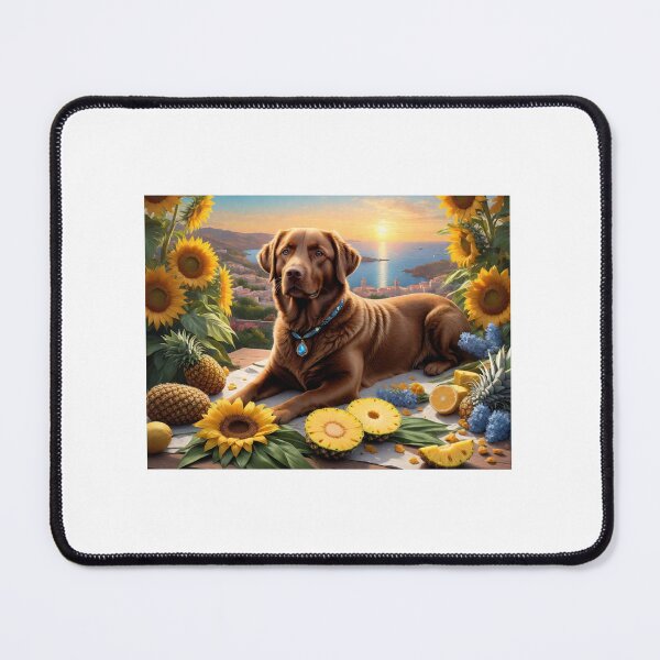 Item preview, Majestic Chesapeake Bay Retriever with Labradorite designed and sold by btcethnft.