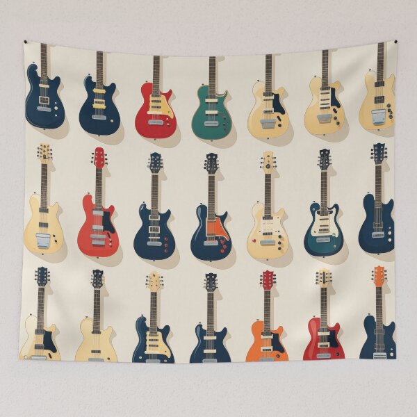 Item preview, Guitar Pattern designed and sold by purelypatterns.