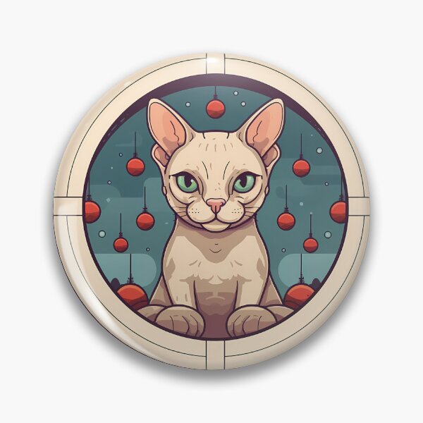 Item preview, Devon Rex Cat  Xmas Ornament, Love Cats designed and sold by Logiamerch.