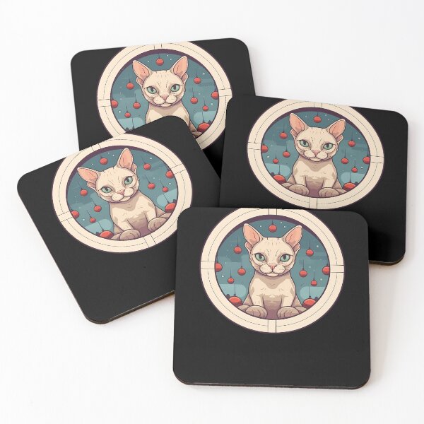 Item preview, Devon Rex Cat  Xmas Ornament, Love Cats designed and sold by Logiamerch.