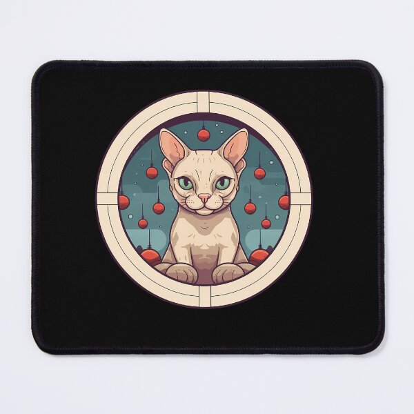 Item preview, Devon Rex Cat  Xmas Ornament, Love Cats designed and sold by Logiamerch.
