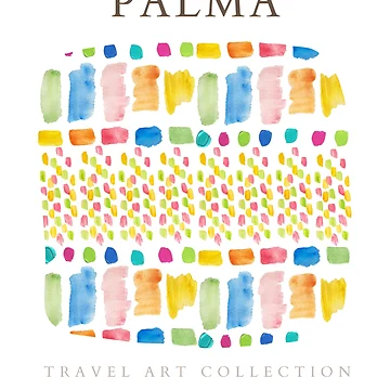 Artwork thumbnail, Palma - Colorful Abstract Pattern by ColorWander