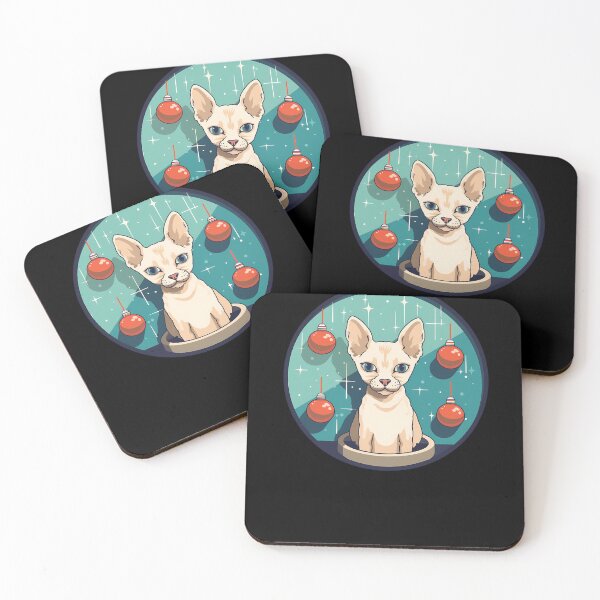 Item preview, Devon Rex Cat  Xmas Ornament, Love Cats designed and sold by Logiamerch.