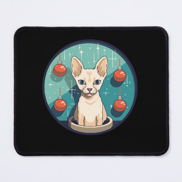 Item preview, Devon Rex Cat  Xmas Ornament, Love Cats designed and sold by Logiamerch.