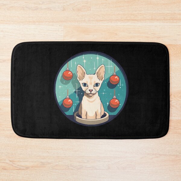 Item preview, Devon Rex Cat  Xmas Ornament, Love Cats designed and sold by Logiamerch.