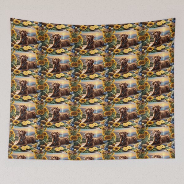 Item preview, Majestic Chesapeake Bay Retriever with Labradorite designed and sold by btcethnft.