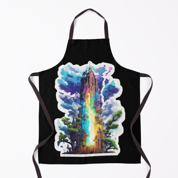 Item preview, Major Arcana The Tower - High Castle Struck by Lightning Tarot Card designed and sold by Pixel Waite.