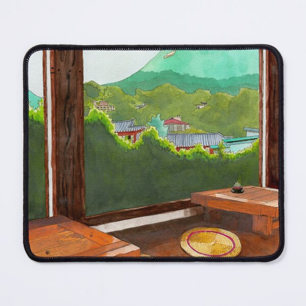 Item preview, View From a Traditional Teahouse in Seoul designed and sold by NatashaBirdi.