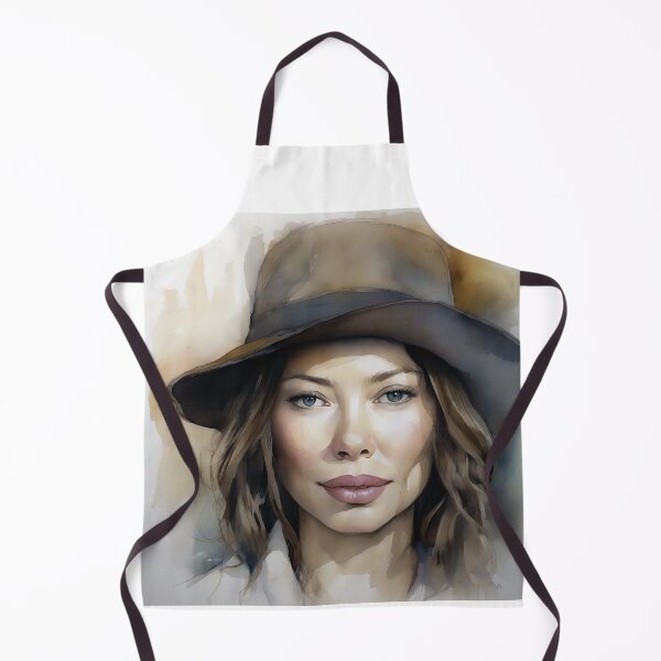 Item preview, Jessica Biel in watercolor designed and sold by bogfl.