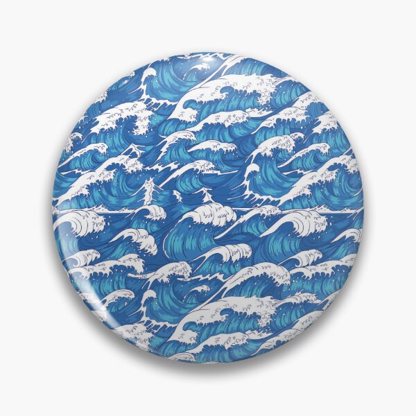 Item preview, Ocean's Fury - Dynamic Wave Pattern designed and sold by RuyaFab.