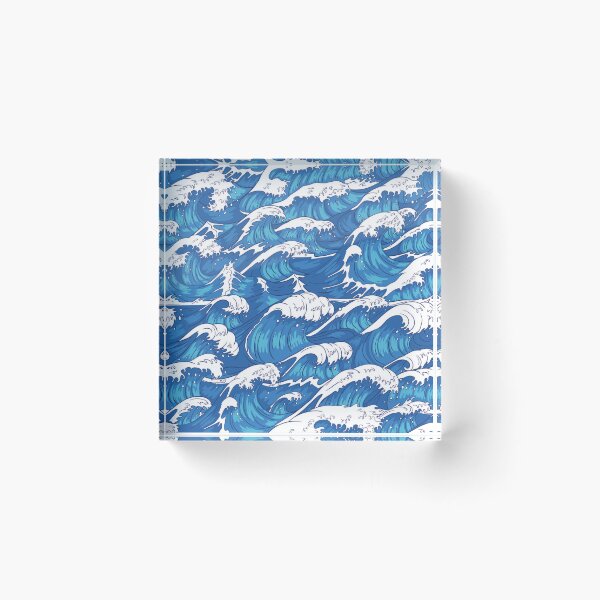 Item preview, Ocean's Fury - Dynamic Wave Pattern designed and sold by RuyaFab.