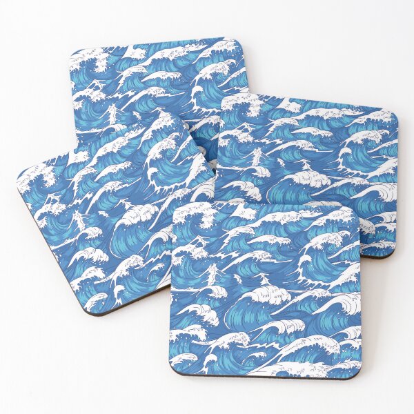 Item preview, Ocean's Fury - Dynamic Wave Pattern designed and sold by RuyaFab.