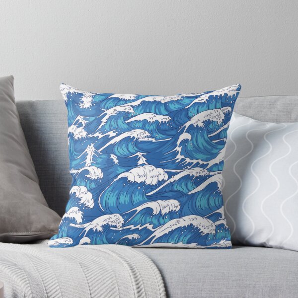 Item preview, Ocean's Fury - Dynamic Wave Pattern designed and sold by RuyaFab.