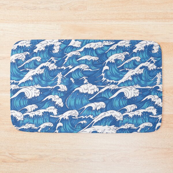 Item preview, Ocean's Fury - Dynamic Wave Pattern designed and sold by RuyaFab.