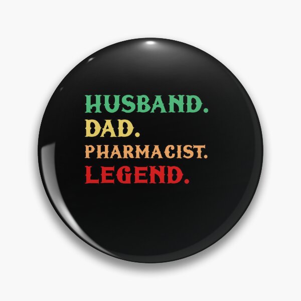 Item preview, Husband Dad Pharmacist Legend, Pharmacy Tech Gift, Medical Student, Pharmacy Graduation, Healthcare Worker designed and sold by behindthefacts.
