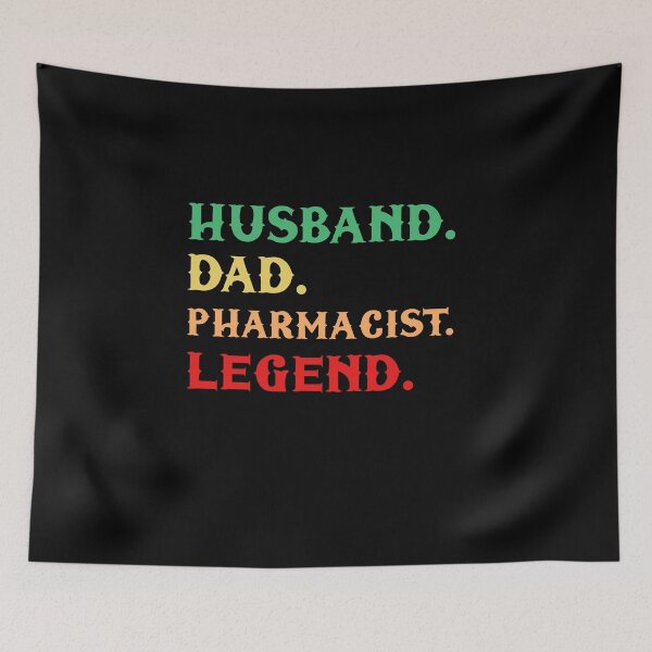 Item preview, Husband Dad Pharmacist Legend, Pharmacy Tech Gift, Medical Student, Pharmacy Graduation, Healthcare Worker designed and sold by behindthefacts.