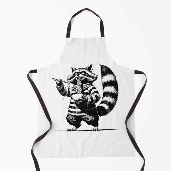 Item preview, Raccoon eating a bowl of noodles designed and sold by Fuzmoro.