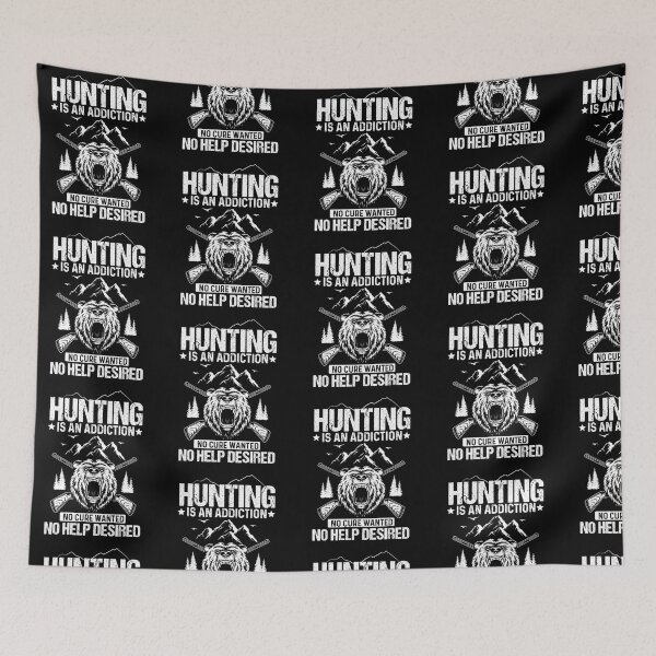 Item preview, Hunting Is An Addiction No Cure Wanted No Help Desired - Gifts For Men Women designed and sold by EmiAndMike.