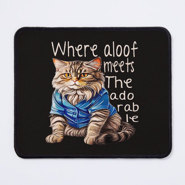 Item preview, Charm Unleashed, Where Aloof Meets The Adorable in Cats designed and sold by momoworlddesign.