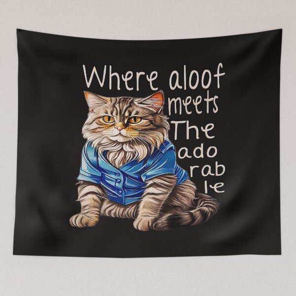 Item preview, Charm Unleashed, Where Aloof Meets The Adorable in Cats designed and sold by momoworlddesign.
