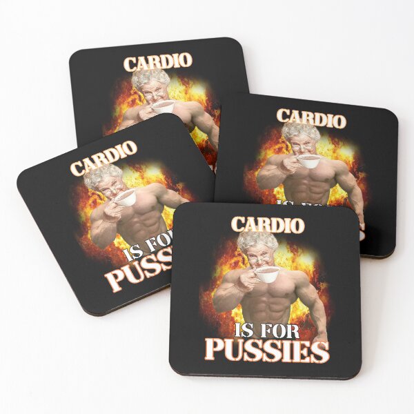 Item preview, Cardio is for pussies grandma meme designed and sold by EpicEpperal.