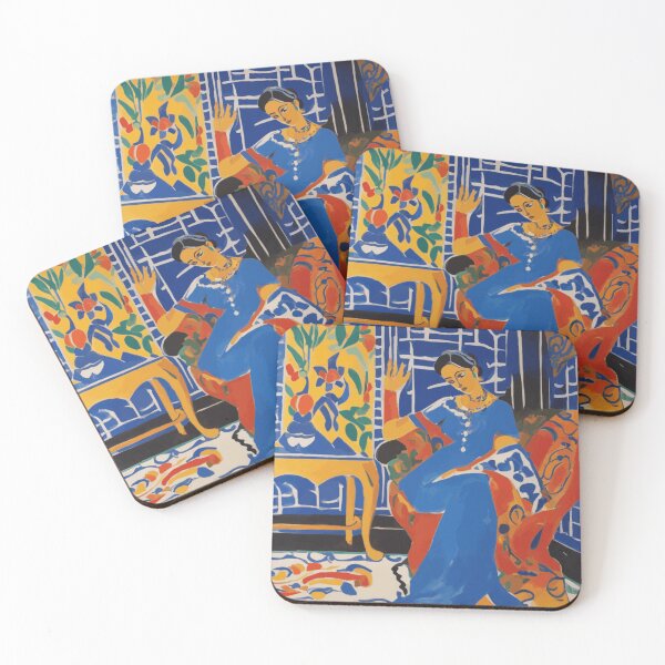 Item preview, Odalisque in a Blue Dress After Matisse designed and sold by Vicky Brago-Mitchell®.