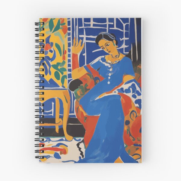 Item preview, Odalisque in a Blue Dress After Matisse designed and sold by Vicky Brago-Mitchell®.