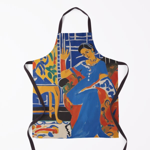 Item preview, Odalisque in a Blue Dress After Matisse designed and sold by Vicky Brago-Mitchell®.