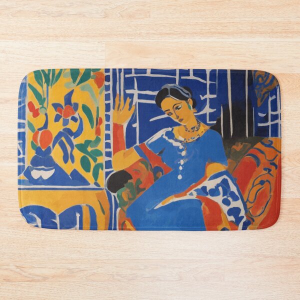 Item preview, Odalisque in a Blue Dress After Matisse designed and sold by Vicky Brago-Mitchell®.