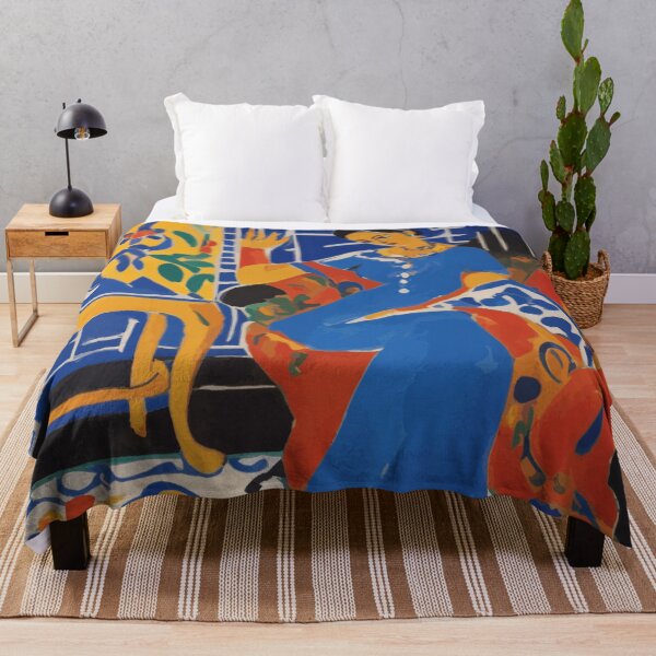 Item preview, Odalisque in a Blue Dress After Matisse designed and sold by Vicky Brago-Mitchell®.