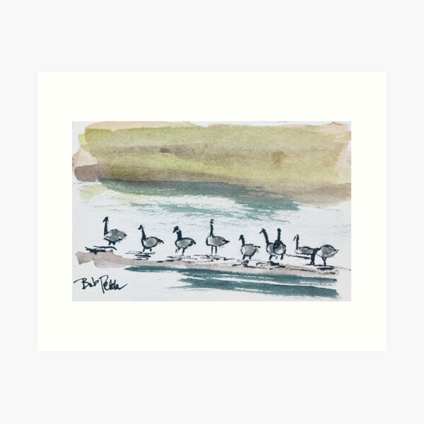 Canada Geese Art Print