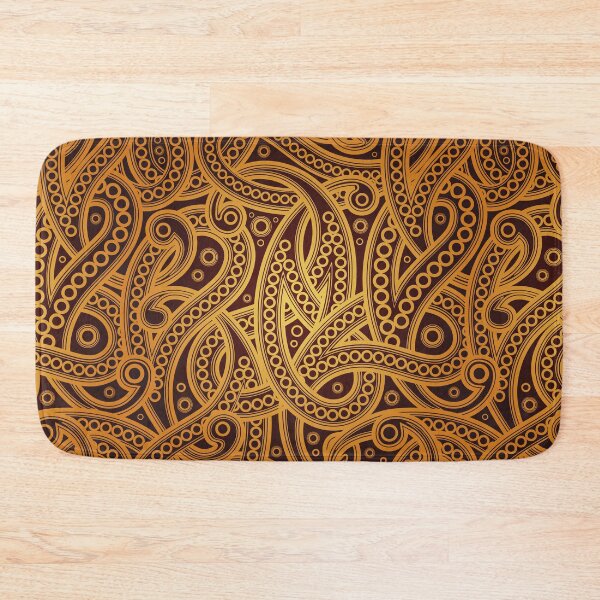 Item preview, Golden Elegance - Ornate Paisley Pattern designed and sold by RuyaFab.