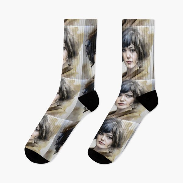 Item preview, Portrait of MaryElizabeth Winstead in watercolors designed and sold by bogfl.