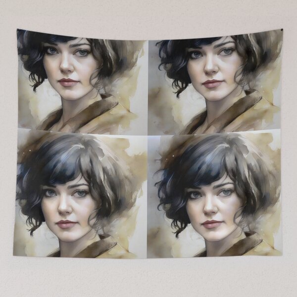 Item preview, Portrait of MaryElizabeth Winstead in watercolors designed and sold by bogfl.