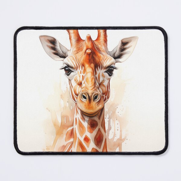Item preview, Giraffe Portrait in Watercolor designed and sold by sagybp.