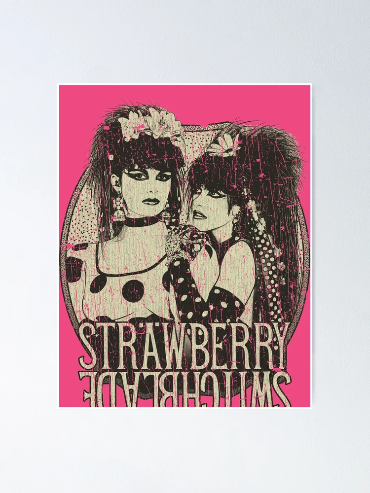 STRAWBERRY SWITCHBLADE オリジナル　ポスター付き Strawberry Switchblade ‎LP レコード ポスター付の通販 by neco