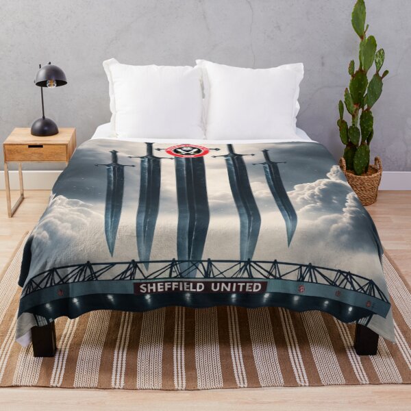 Item preview, Sheff United blades bedding designed and sold by Final Whistle Art.