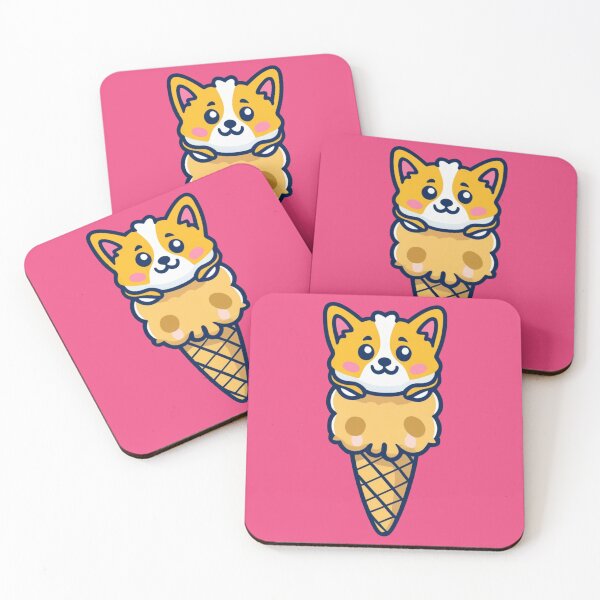 Item preview, Kawaii Corgi Ice Cream Cone designed and sold by NormadWorld.