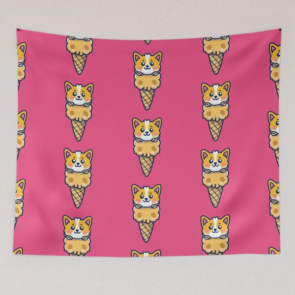Item preview, Kawaii Corgi Ice Cream Cone designed and sold by NormadWorld.