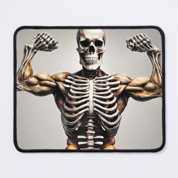 Item preview, Bodybuilder skeleton designed and sold by StyleSketch.