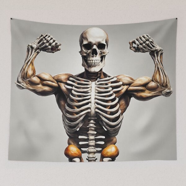 Item preview,  Bodybuilder skeleton designed and sold by StyleSketch.