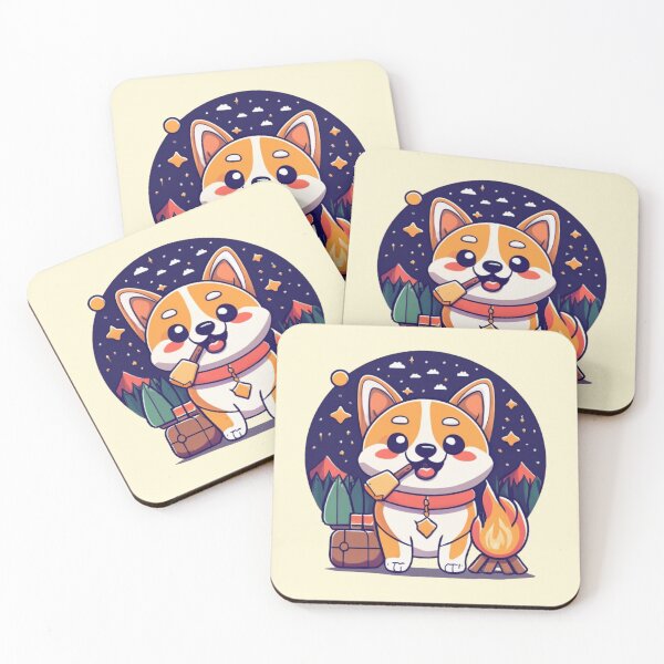Item preview, Kawaii Campfire Corgi designed and sold by NormadWorld.